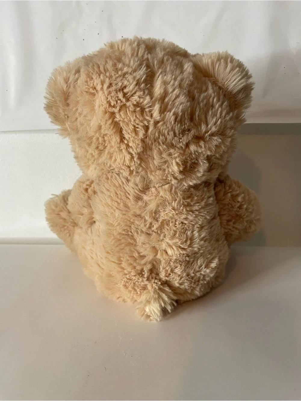 Kellytoy Beige Plush Teddy Holding Brown Football Heart